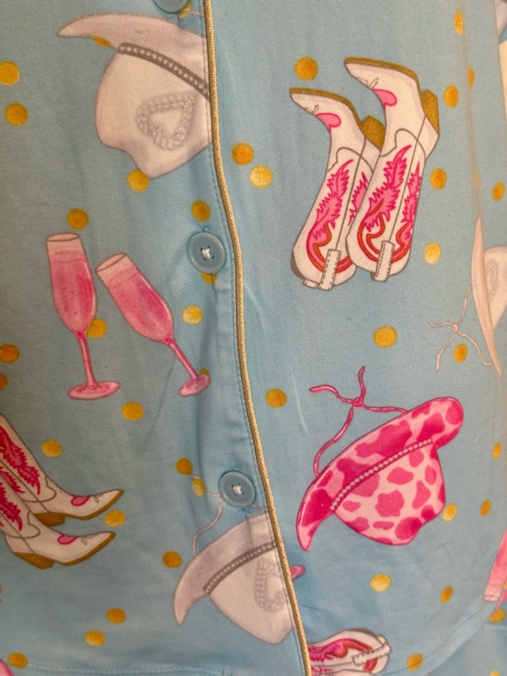 Room Service Pajama Short Set NWT SIZE LARGE - Picture 4 of 6